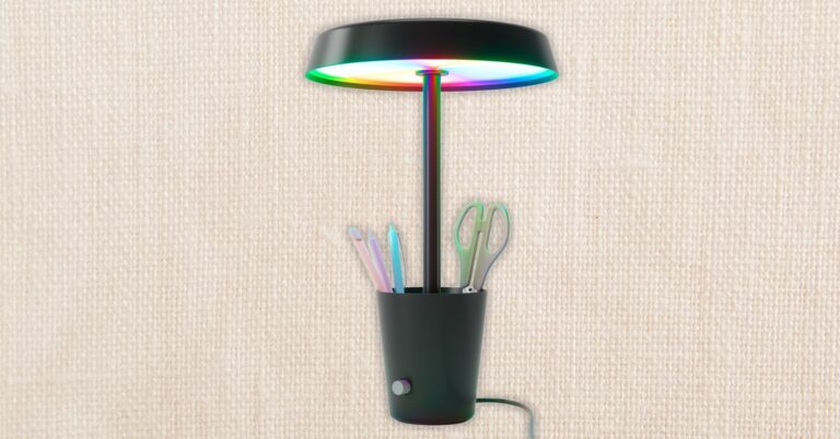 Umbra Cup Light Desk Lamp Abstract Background SOURCE Nanoleaf