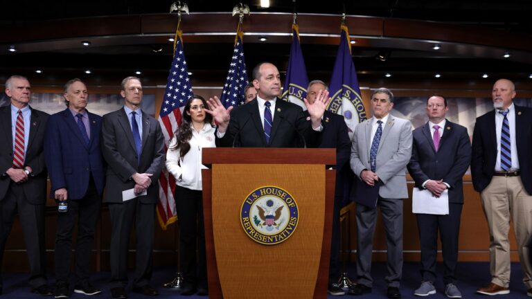 Members Of The Freedom Caucus Speak On The Government Funding Bill