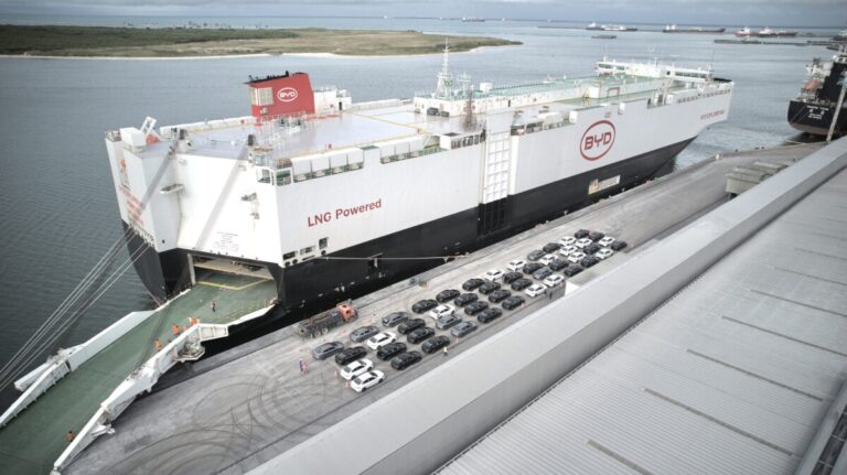 BYDs EXPLORER NO.1 Docks in Brazil scaled