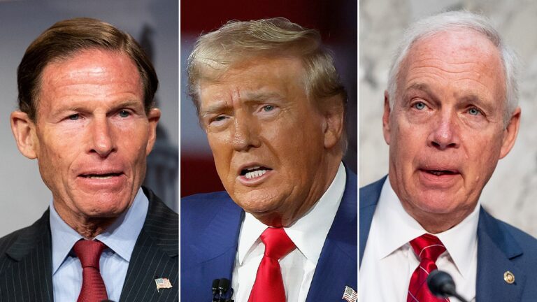 Senator Richard blumenthal Donald Trump Senator Ron Johnson