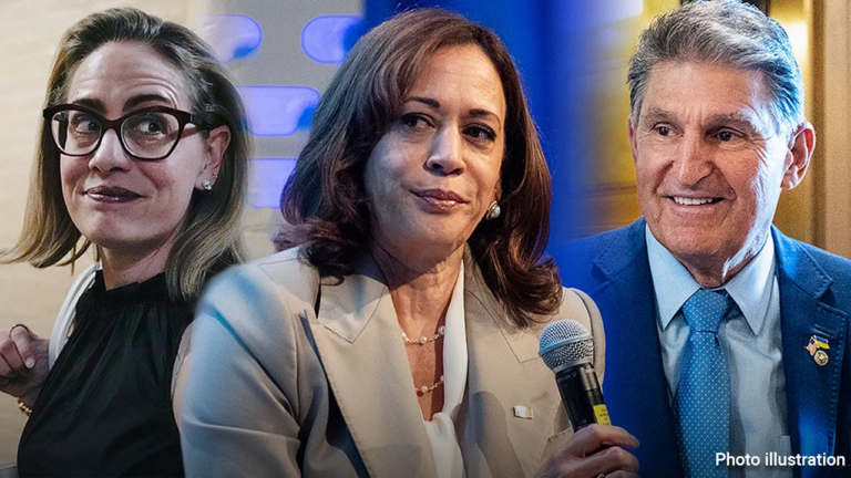 kyrsten sinema kamala harris joe manchin