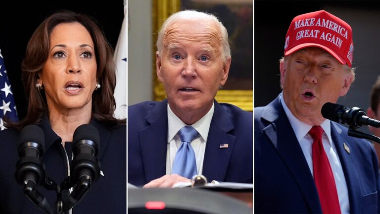 Harris Biden Trump Split