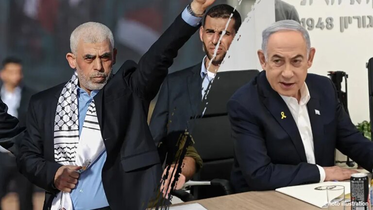 Sinwar Netanyahu split