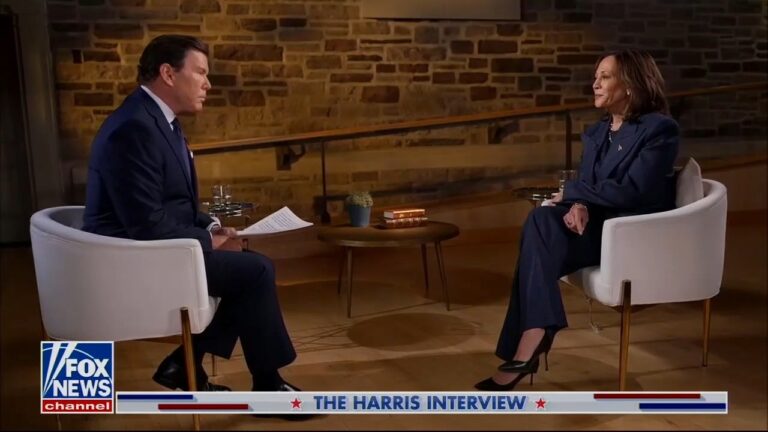 vp kamala harris and bret baier 1