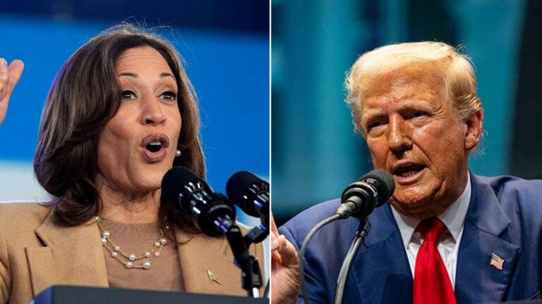 harris trump split