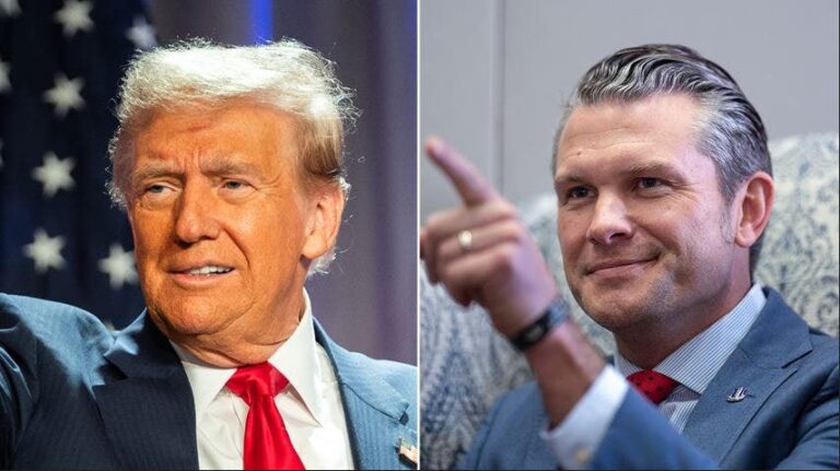 trump hegseth split