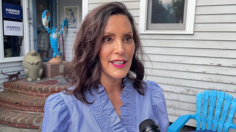 gretchen whitmer fox intv durham nh july 25 2024